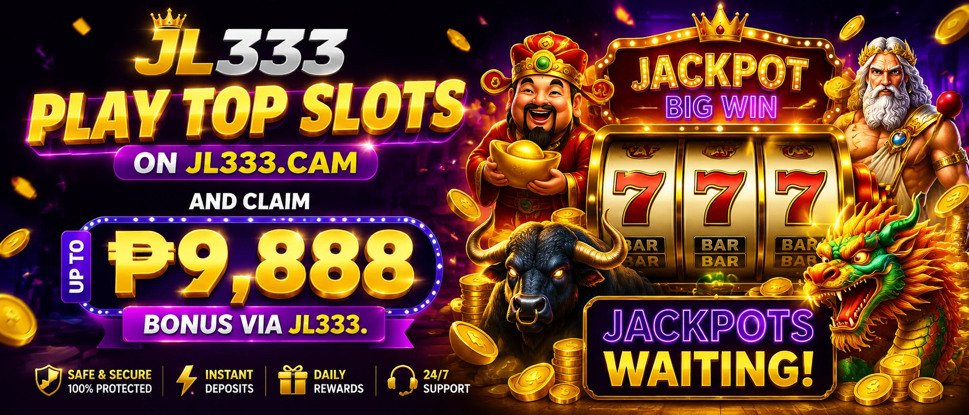 Online slot hub hero image for Filipino players
